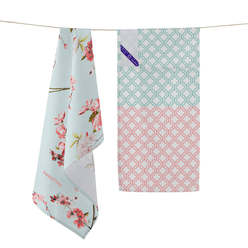 Chinoiserie Paño de cocina 2 ud 70x50 cm