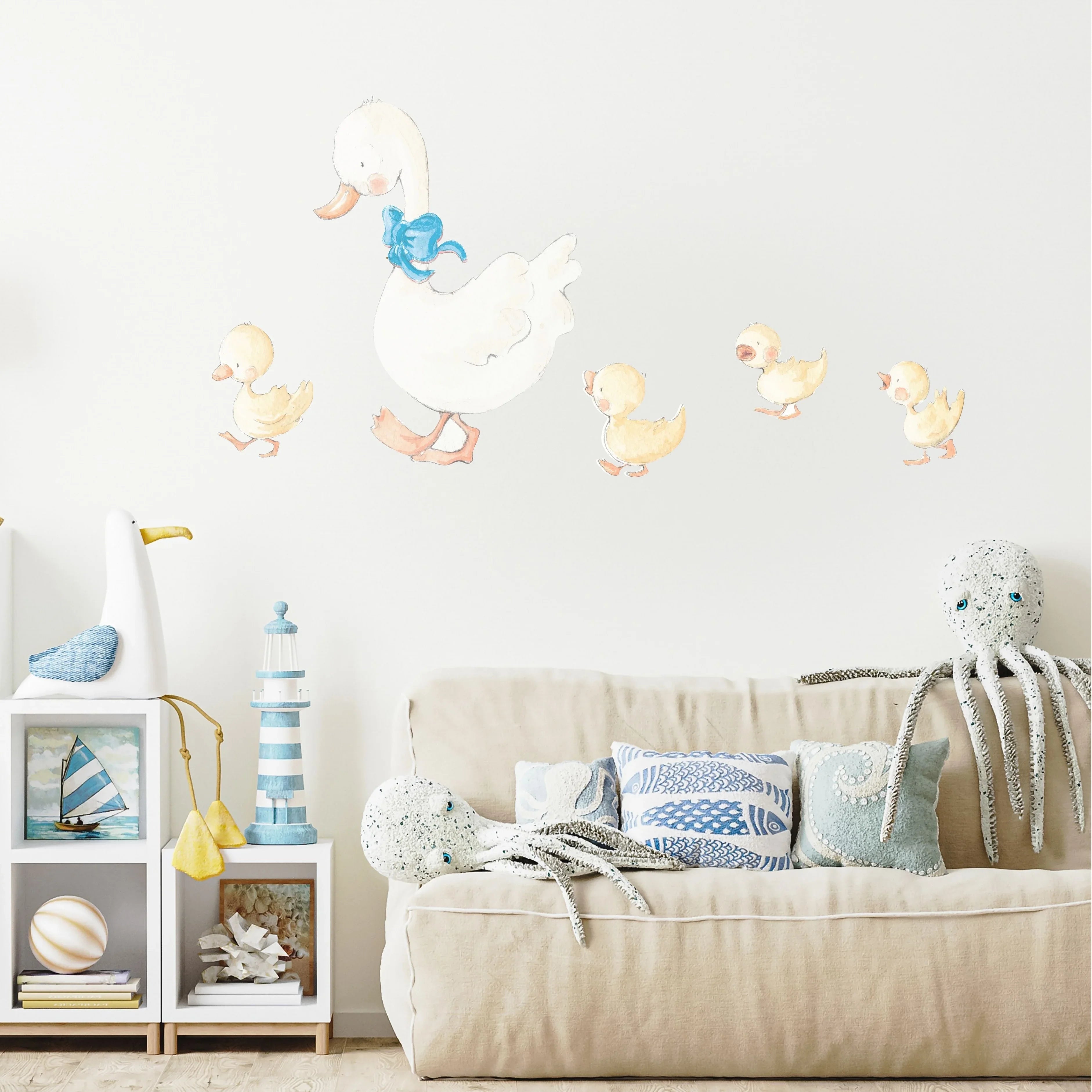 Children's decorative vinyl ducks | hand-painted
