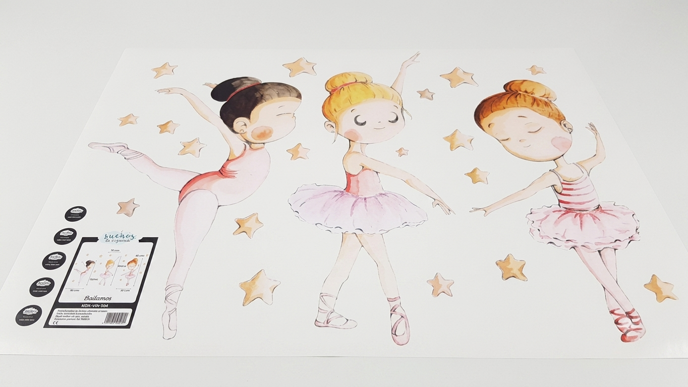 WE DANCE Children's Decorative Vinyl | Hand-Painted for Kids