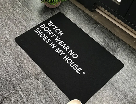 Non-slip mat for the entrance of the house