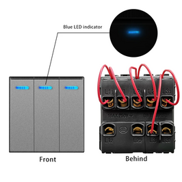 Interruptor 3 Bandas / 110-250V