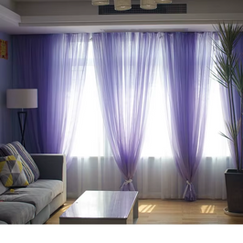 Morado / 100x130cm / Bolsillo para barra