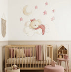 Children's decorative vinyl on the cloud with hand-drawn drawings