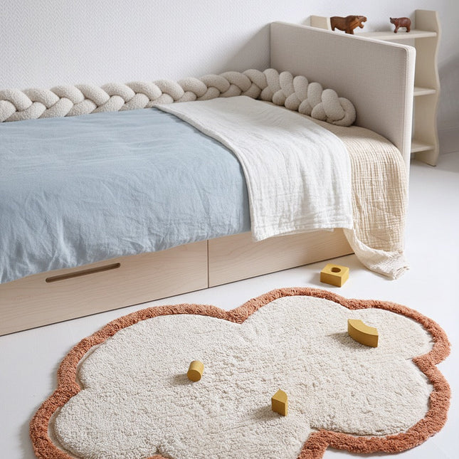 Trenza Protectora de Cuna y cama 200cm BOUCLE BLANCOFurniture > Baby & Toddler Furniture > Crib & Toddler Bed Accessories > Crib Bumpers & Liners > Padded Crib Bumpers