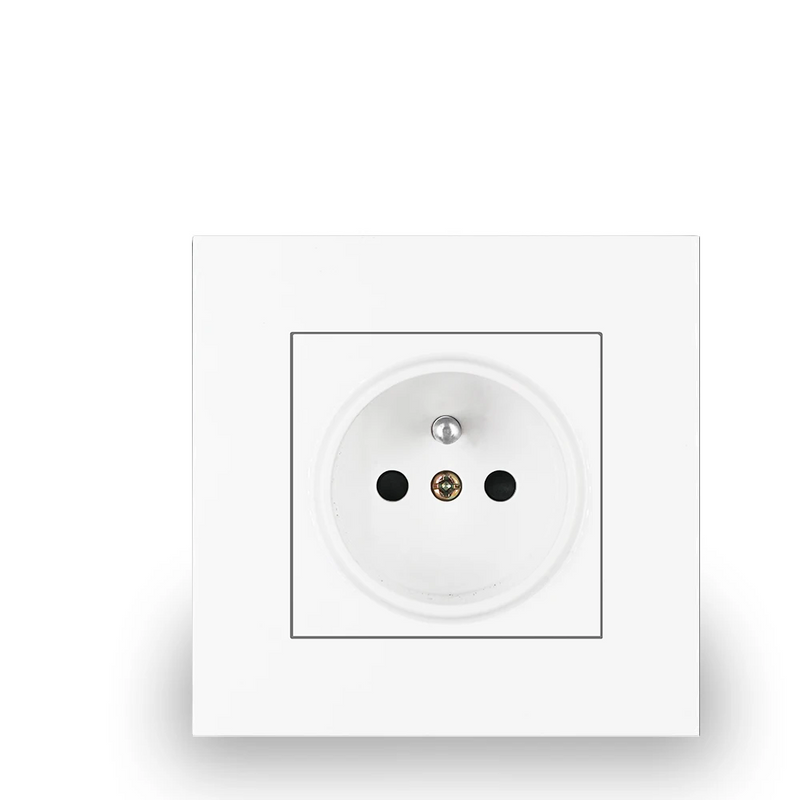 Enchufe + USB de pared estándar francés Serie A1EnchufesHardware > Power & Electrical Supplies > Power Outlets & Sockets > Wall Outlets