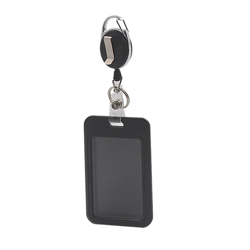 Porta credenciales rígido con clip retráctil | Protector de tarjetas de identificación y accesoFundas PortátilesApparel & Accessories > Handbags, Wallets & Cases > Badge & Pass Holders