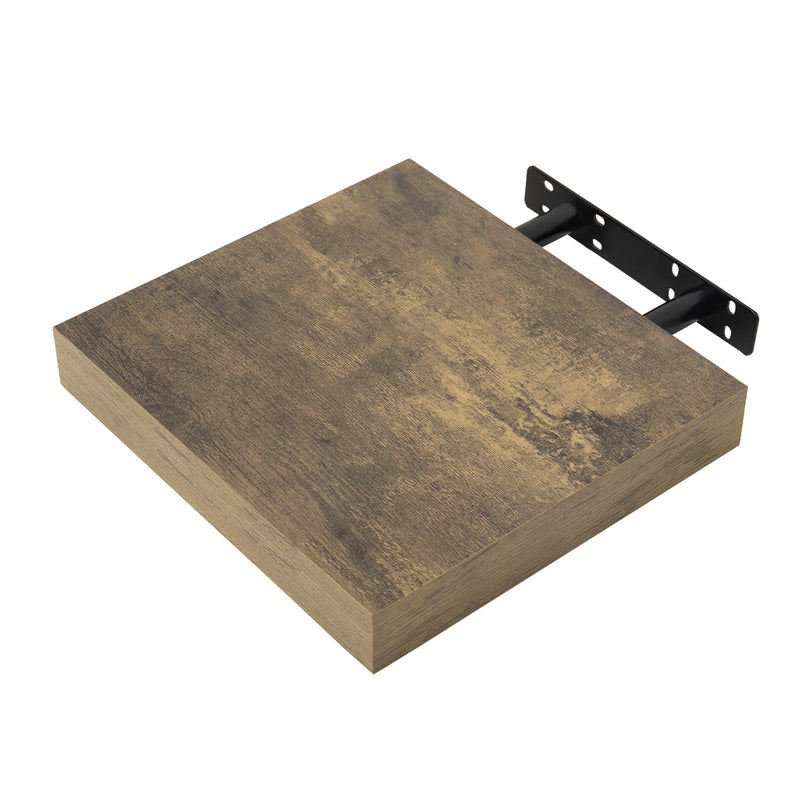 Estante flotante de pared flotante en madera envejecida para libros y decoraciónEstantesFurniture > Shelving > Wall Shelves & Ledges > Floating Wall Shelves & Ledges