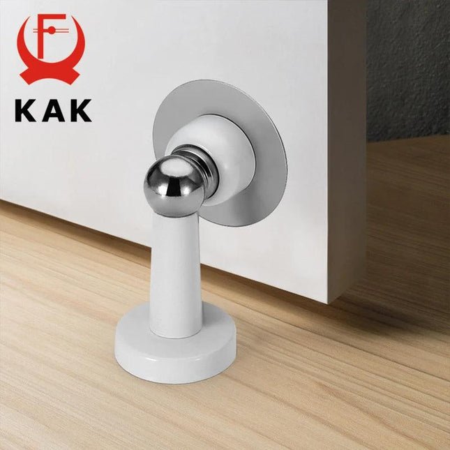 304 Stainless Steel Magnetic Door Stop Floor and Wall Windproof Door Stopper