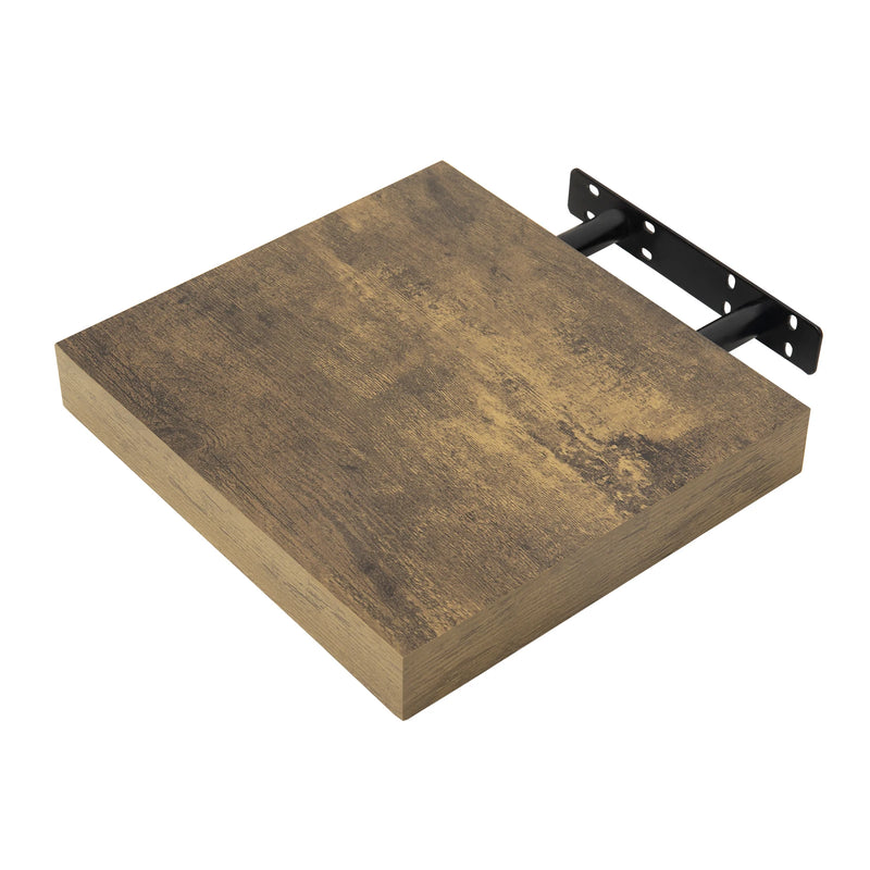 Estante flotante de pared flotante en madera envejecida para libros y decoraciónEstantesFurniture > Shelving > Wall Shelves & Ledges > Floating Wall Shelves & Ledges