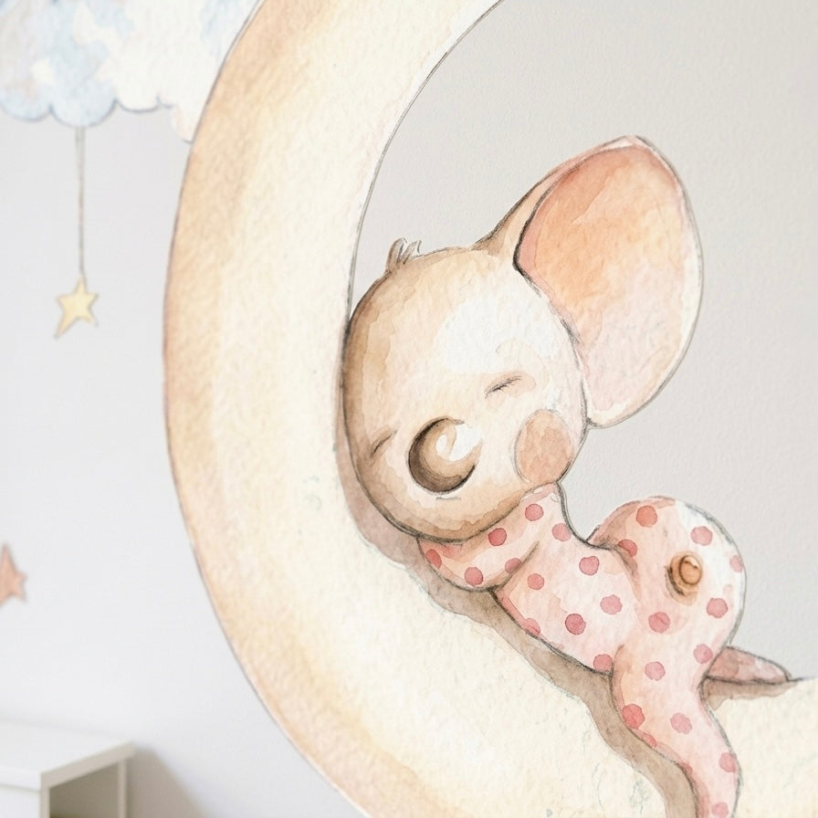 Dreams on the Moon decorative vinyl for children | Drawings