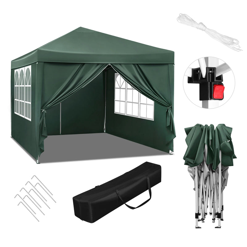 Carpa de jardín 3x3 m plegable, impermeable y con protección UVCarpasHome & Garden > Lawn & Garden > Outdoor Living > Outdoor Structures > Canopies & Gazebos > Gazebos