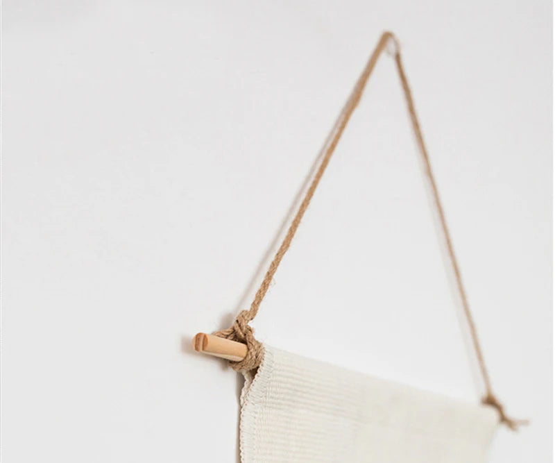 Tapiz de macramé para colgar en la pared estilo bohemioCuadros