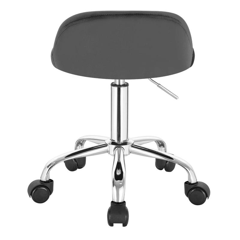 Taburete de oficina giratorio con ruedas | respaldo bajo, altura regulableTaburetesFurniture > Office Furniture > Office Chairs