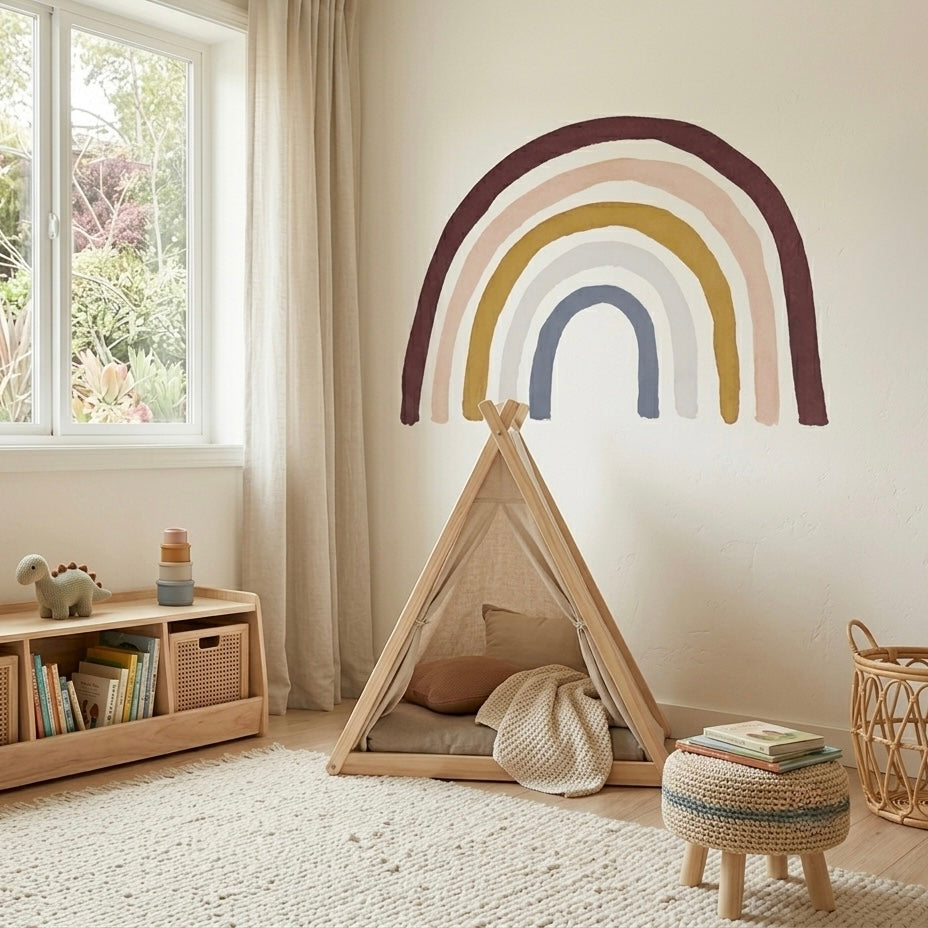 Rainbow Multi Kids Vinyl | Easy to Apply