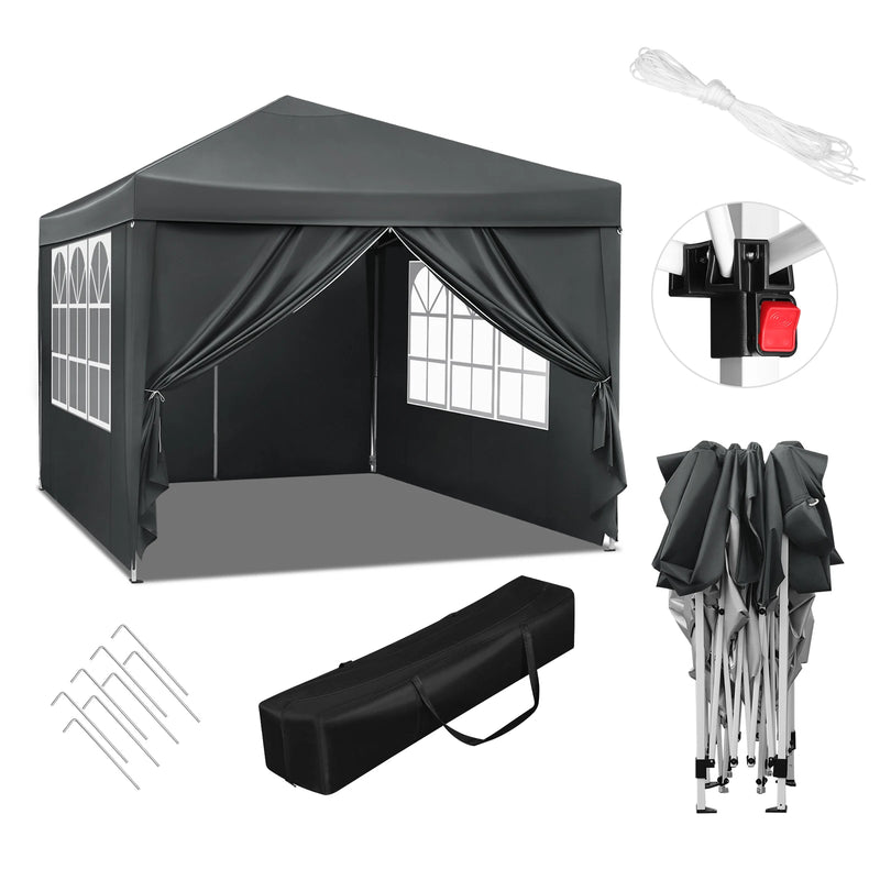 Carpa de jardín 3x3 m plegable, impermeable y con protección UVCarpasHome & Garden > Lawn & Garden > Outdoor Living > Outdoor Structures > Canopies & Gazebos > Gazebos