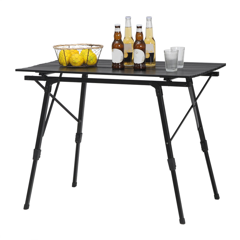 Mesa de camping plegable y regulable en altura 90×52 cm | aluminio ligera con bolsaMesas plegablesFurniture > Outdoor Furniture > Outdoor Tables