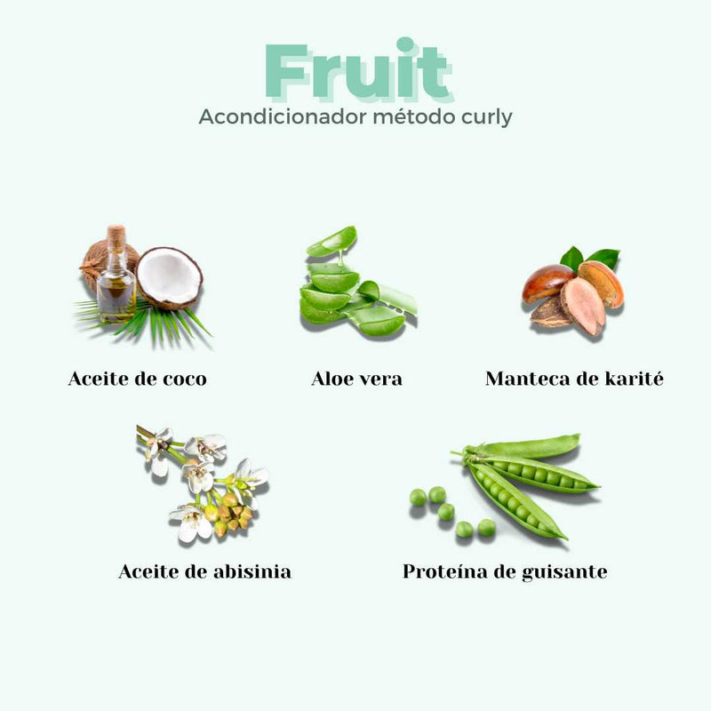 Acondicionador sólido pelo rizado 3 en 1 con brillo