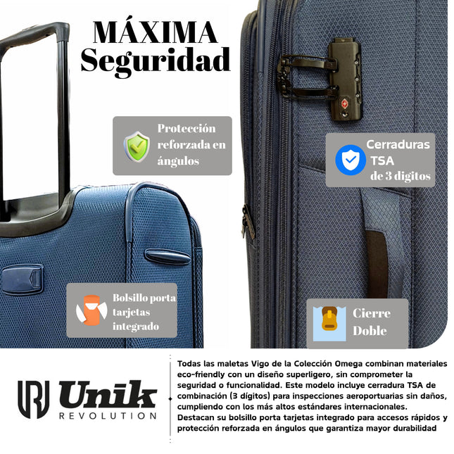 Modelo Blanda Omega Set de 3 (L+M+S)Modelo BlandaLuggage & Bags > Suitcases > Suitcase Travel Sets