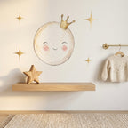 Small Moon Wall Decal for Kids 70x70cm | For Children