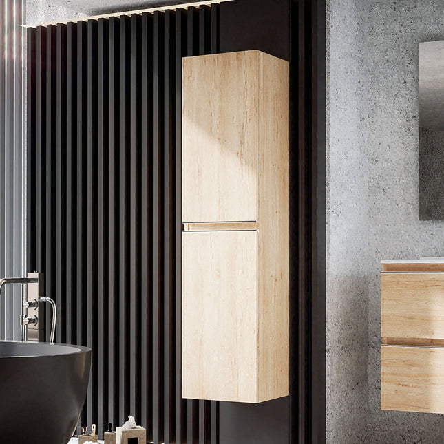 Pilar auxiliar de baño con acabado bamboo y gran capacidad | 3_BP