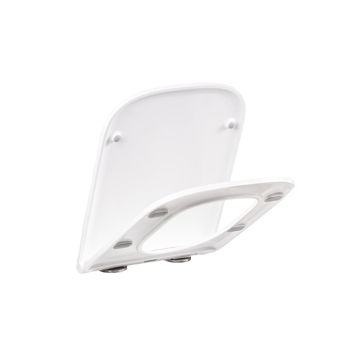 Tapa de inodoro extraplana con cierre suave | blanco | 1_ES