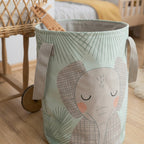 Cotton storage basket for children's rooms