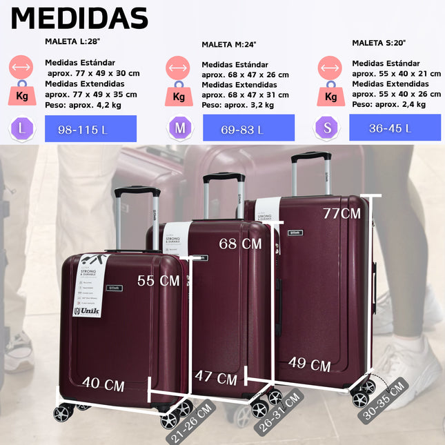 MALETA MEDIANA RIGIDA EXTENSIBLE- KAPPA-GRACE-68CMModelo RigidaLuggage & Bags > Suitcases