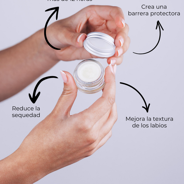 Bálsamo labial coco hidratante ecológico de uso diario