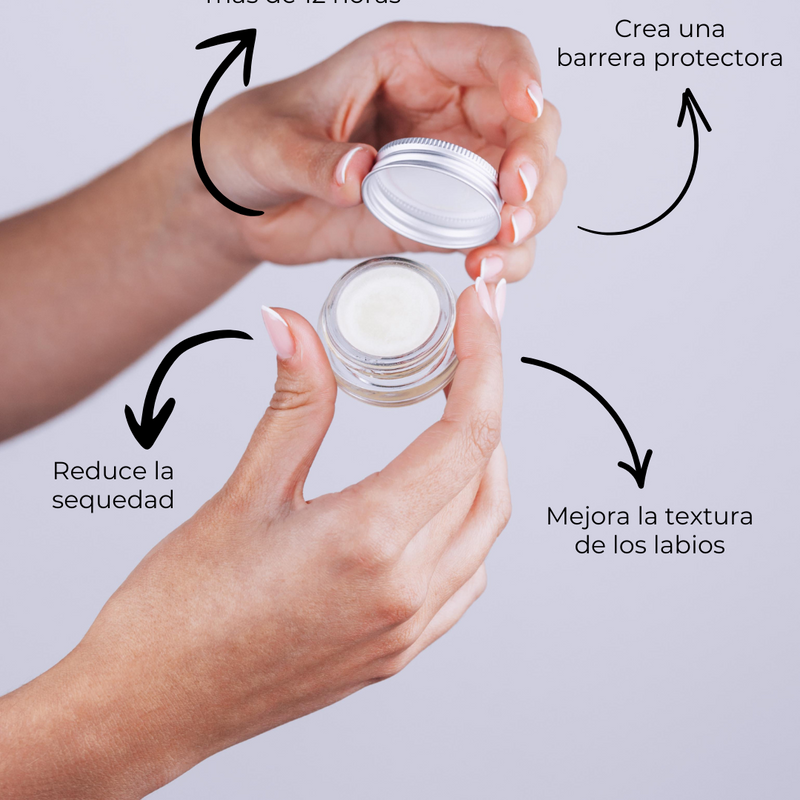 Bálsamo labial coco hidratante ecológico de uso diario