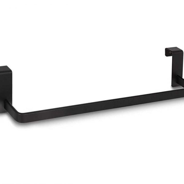Barra toallero lateral negro mate instalación fácil | 1_ES