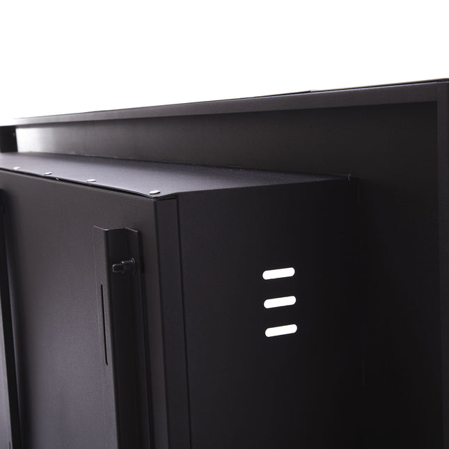 Biochimenea mural Panorámica en acero inoxidable con 3 quemadoresBiochimeneas