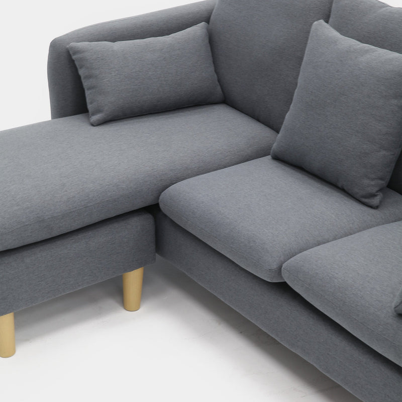 Sofá chaiselongue cómodo para salón amplio | versátil