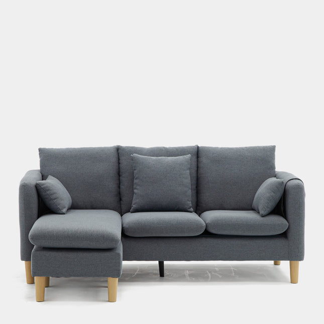 Sofá chaiselongue cómodo para salón amplio | versátil