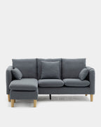 Sofá chaise longue confortável para uma sala de estar espaçosa | versátil