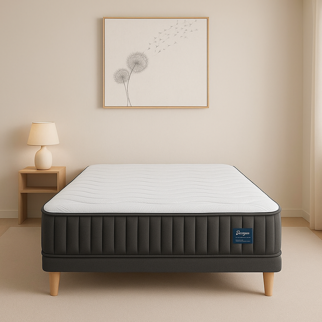 Colchón espuma de alta densidad con viscoelástica firmeColchonesFurniture > Beds & Accessories > Mattresses > Innerspring Mattresses