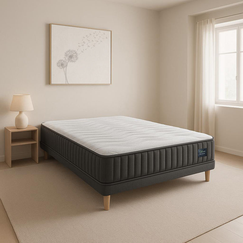 Colchón espuma de alta densidad con viscoelástica firmeColchonesFurniture > Beds & Accessories > Mattresses > Innerspring Mattresses