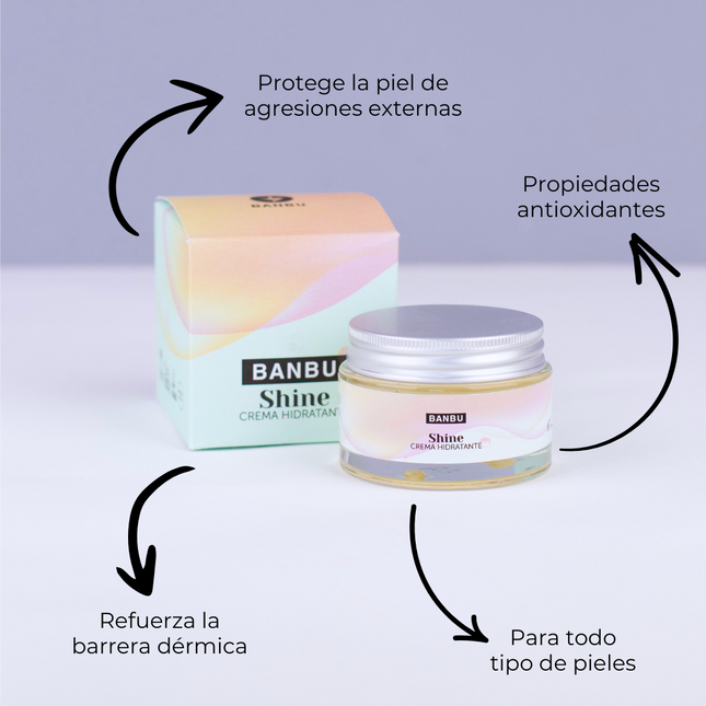 Crema facial hidratante con vitamina c para piel seca