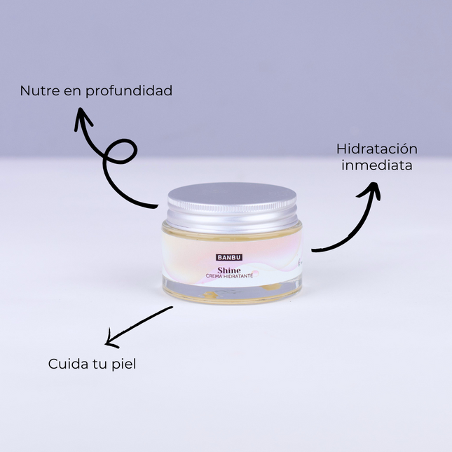 Crema facial hidratante con vitamina c para piel seca
