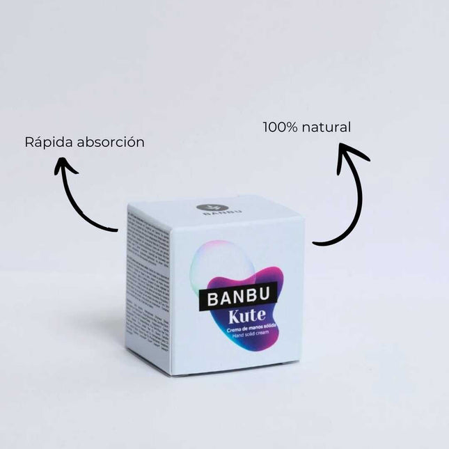 Crema de manos sólida hidratante ecológica para piel seca