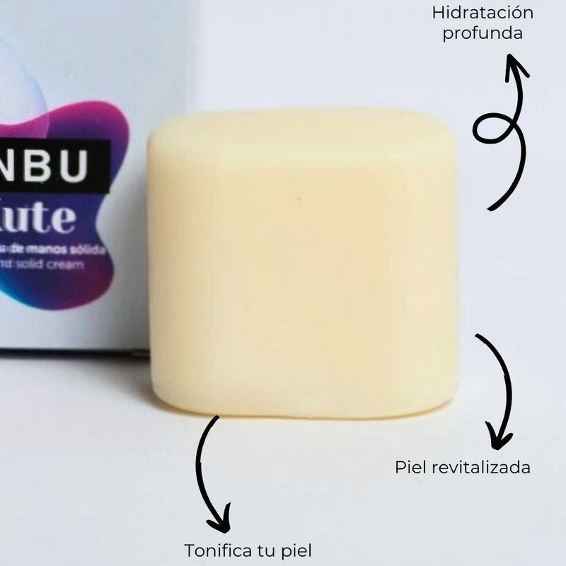 Crema de manos sólida hidratante ecológica para piel seca