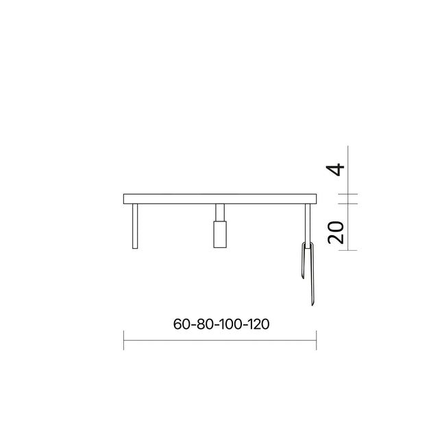 BATHME NIZA Encimera de Baño Sin Lavabo Color Roble | 3_BP