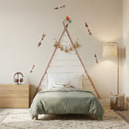 Children's teepee headboard vinyl | Hand-drawn