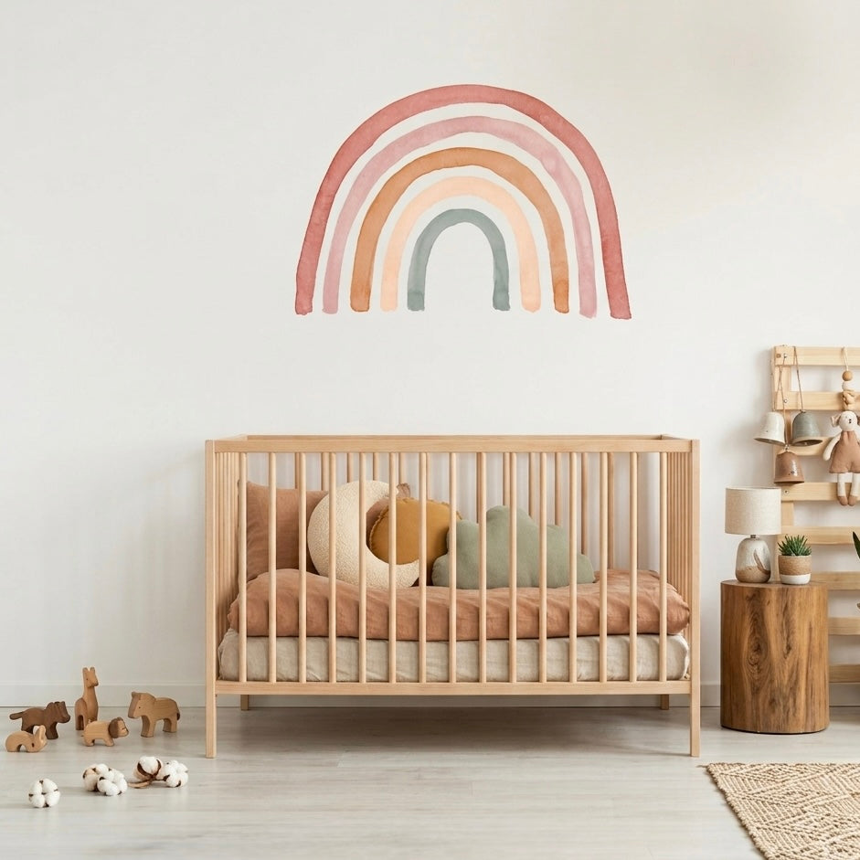 Vinilo decorativo infantil Rainbow | reposicionable