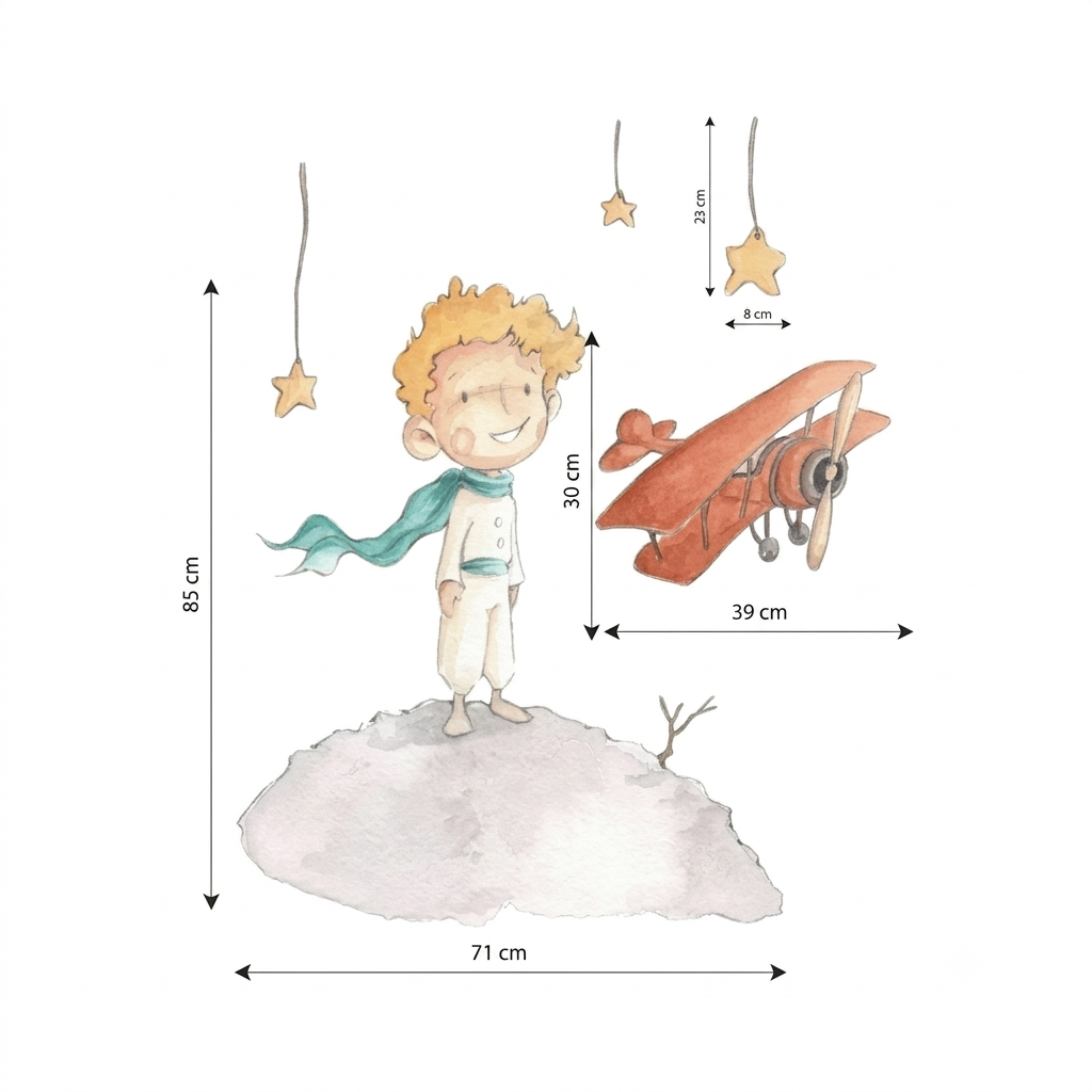 Vinilo decorativo Little Prince | Para decoración infantil