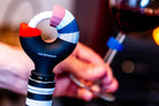 Bottle stopper with glass markers