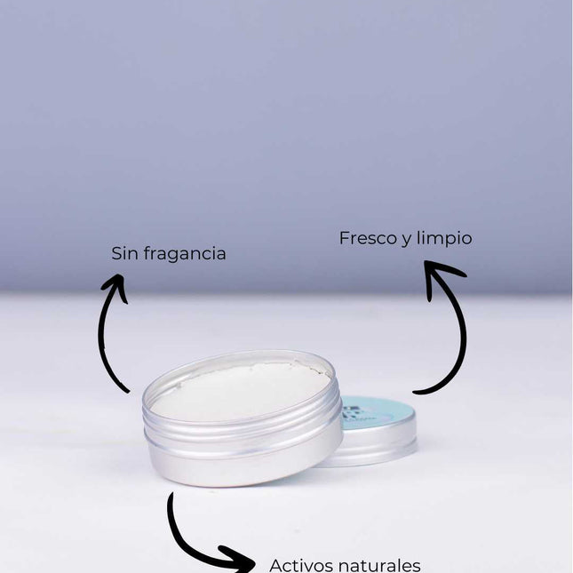 Desodorante en crema natural para piel sensible sin aluminio