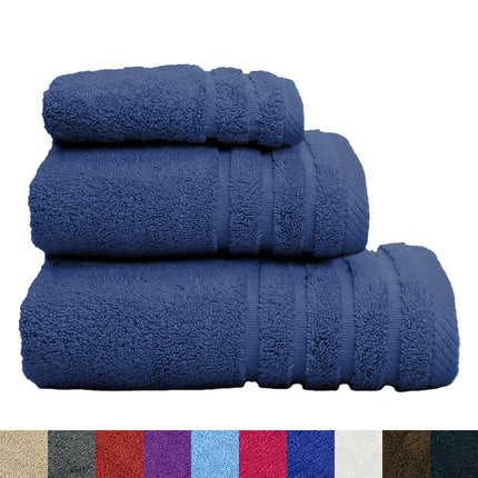 Set of 3 plain bath towels