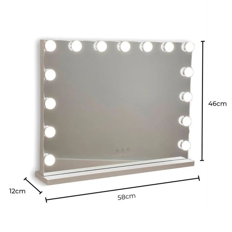 Espejo de tocador con 3 modos de luz con base extraíbleEspejosHealth & Beauty > Personal Care > Cosmetics > Cosmetic Tools > Makeup Tools > Face Mirrors