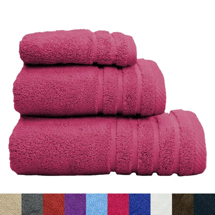 Set of 3 plain bath towels