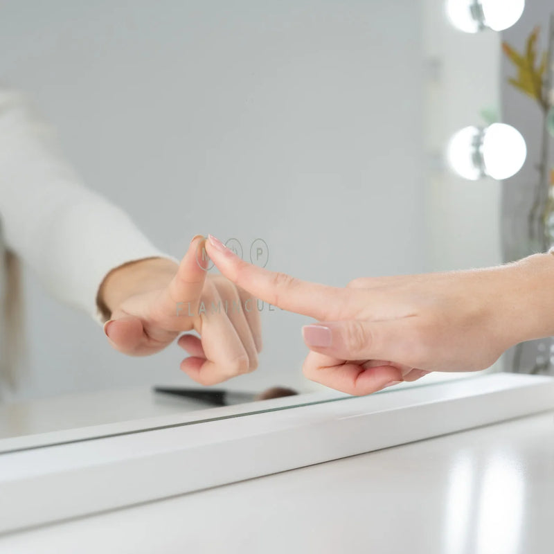 Espejo de tocador con 3 modos de luz con base extraíbleEspejosHealth & Beauty > Personal Care > Cosmetics > Cosmetic Tools > Makeup Tools > Face Mirrors